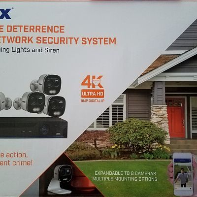 Lorex 4K Active Deterrence Wired Network Security System