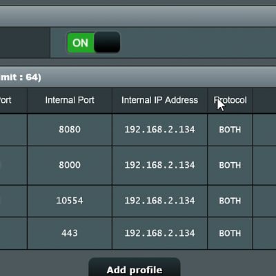 Port Forwarding-Triggering