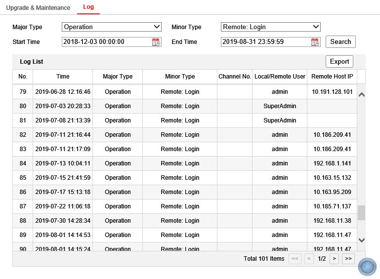 Remote Logins